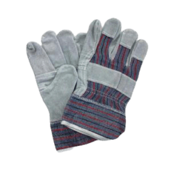 Candy Stripe Chrome Leather Gloves - Wrist