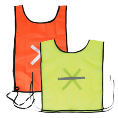 Hi-Viz Reflective Solid Safety Bib