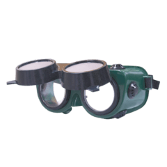 Welding Goggles with Round Flip Front Lens