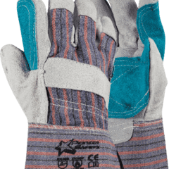 Candy Rigger Chrome Leather Gloves - Wrist