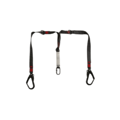 Pro Black Fall Arrest Lanyard Set